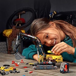 LEGO Technic Escavatore Pesante, Trattore, Modellino 2 in 1, Kit di Costruzione Veicolo Scavatore per Bambini dagli 8 Anni in Su