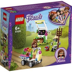 LEGO - Friends Il Giardino dei Fiori di Olivia, Playset con gli Attrezzi, il Robot Zobo e il Veicolo Giocattolo, 41425