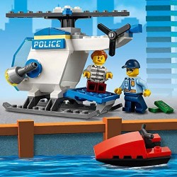 LEGO City Police Elicottero della Polizia, Giocattolo con Minifigure di Poliziotto e Ladra per Bambini di 4+ Anni, 60275