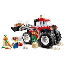 LEGO City Trattore Giocattolo, Playset Fattoria con Coniglio e Minifigure per Bambine e Bambini 5+ Anni, 60287