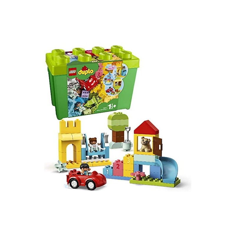 LEGO DUPLO Classic Contenitore di Mattoncini Grande, Set da Costruzione per l’Apprendimento per Bimbi di 1,5 Anni, 10914