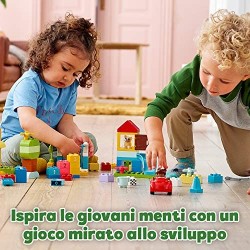 LEGO DUPLO Classic Contenitore di Mattoncini Grande, Set da Costruzione per l’Apprendimento per Bimbi di 1,5 Anni, 10914