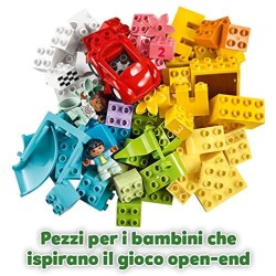 LEGO DUPLO Classic Contenitore di Mattoncini Grande, Set da Costruzione per l’Apprendimento per Bimbi di 1,5 Anni, 10914