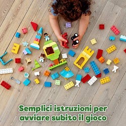 LEGO DUPLO Classic Contenitore di Mattoncini Grande, Set da Costruzione per l’Apprendimento per Bimbi di 1,5 Anni, 10914