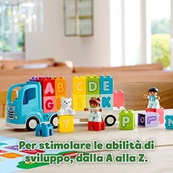 LEGO - DUPLO My First Camion dell Alfabeto, con 2 Personaggi e un OrSetto, Gioco e Idea Regalo per Bambini +1 Anno e Mezzo, 1091