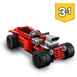 LEGO Creator 3 in 1 Set di Costruzioni Ricco di Dettagli: Scegli Tra un Auto Sportiva, 1 Bolide o 1 Aereo Vintage, per Bambini +