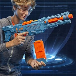 Hasbro Nerf-Nerf Elite 2.0-Echo CS-10 (blaster con caricatore a clip da 10 24 dardi inclusi) Giocattolo per bambini da 8 anni in