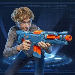 Hasbro Nerf-Nerf Elite 2.0-Echo CS-10 (blaster con caricatore a clip da 10 24 dardi inclusi) Giocattolo per bambini da 8 anni in