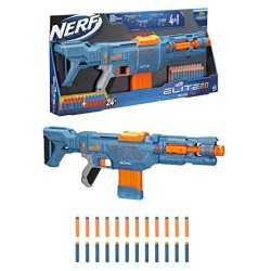 Hasbro Nerf-Nerf Elite 2.0-Echo CS-10 (blaster con caricatore a clip da 10 24 dardi inclusi) Giocattolo per bambini da 8 anni in