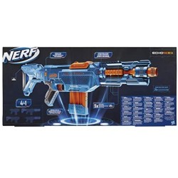 Hasbro Nerf-Nerf Elite 2.0-Echo CS-10 (blaster con caricatore a clip da 10 24 dardi inclusi) Giocattolo per bambini da 8 anni in