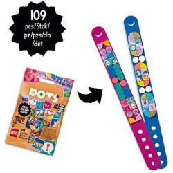 LEGO DOTS Accessori DOTS serie 2 Set di elementi decorativi con 10 sorprese, Arte e artigianato per bambini, 41916