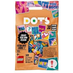 LEGO DOTS Accessori DOTS serie 2 Set di elementi decorativi con 10 sorprese, Arte e artigianato per bambini, 41916