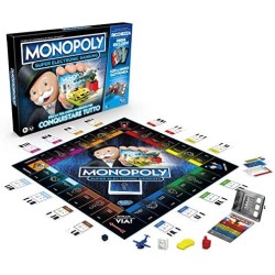 Hasbro Monopoly Super Electronic Banking (Gioco in Scatola con Lettore elettronico Hasbro Gaming, Versione in Italiano)