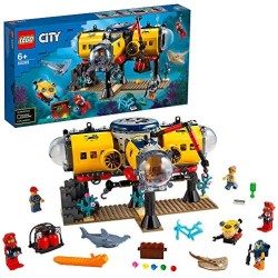 LEGO 60265 City Base per esplorazioni oceaniche, Avventure acquatiche per i bambini