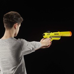 hasbro nerf fortnite sp-l, blaster ufficiale con 6 dardi, colore giallo, e6717eu4