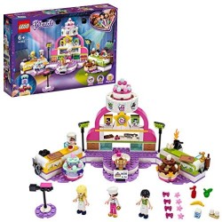 LEGO 41393 - Friends Concorso di Cucina Set di Costruzioni per Bambine, con la Mini-Doll di Stephanie, Molte Torte e Cibo - LG41