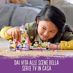 LEGO 41393 - Friends Concorso di Cucina Set di Costruzioni per Bambine, con la Mini-Doll di Stephanie, Molte Torte e Cibo - LG41