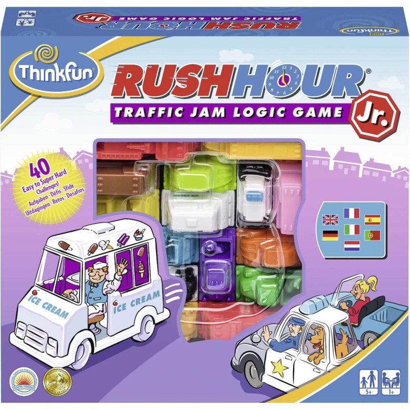 Think Fun 76337 Gioco di Logica Rush Hour Jr. 76337