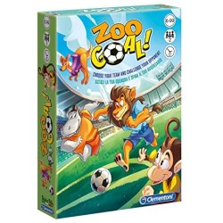 Clementoni- Zoo Goal Gioco di Memoria, Multicolore, 16570