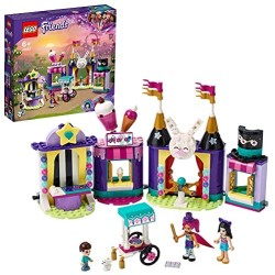 LEGO Friends Gli Stand del Luna Park Magico, Costruzioni per Bambini 6 Anni con 2 Mini Bamboline e 1 Micro-Doll, 41687