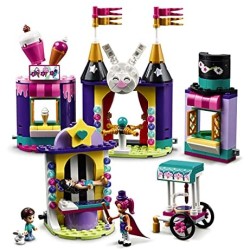 LEGO Friends Gli Stand del Luna Park Magico, Costruzioni per Bambini 6 Anni con 2 Mini Bamboline e 1 Micro-Doll, 41687