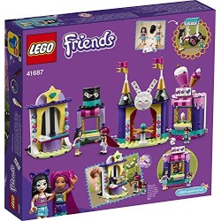 LEGO Friends Gli Stand del Luna Park Magico, Costruzioni per Bambini 6 Anni con 2 Mini Bamboline e 1 Micro-Doll, 41687