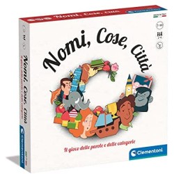 Clementoni - 16634 - Nomi, Cose, Città - gioco da tavolo, gioco di società per tutta la famiglia, gioco di vocaboli, 2-6 giocato