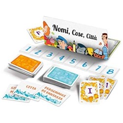 Clementoni - 16634 - Nomi, Cose, Città - gioco da tavolo, gioco di società per tutta la famiglia, gioco di vocaboli, 2-6 giocato