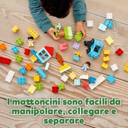 LEGO DUPLO Classic Contenitore di Mattoncini, Set da Costruzione con Contenitore, per Bambini di 1,5 Anni, 10913