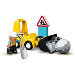 LEGO DUPLO Town Bulldozer, Set con Macchinina da Costruzione per Bimbi dai 2 Anni in su, 10930