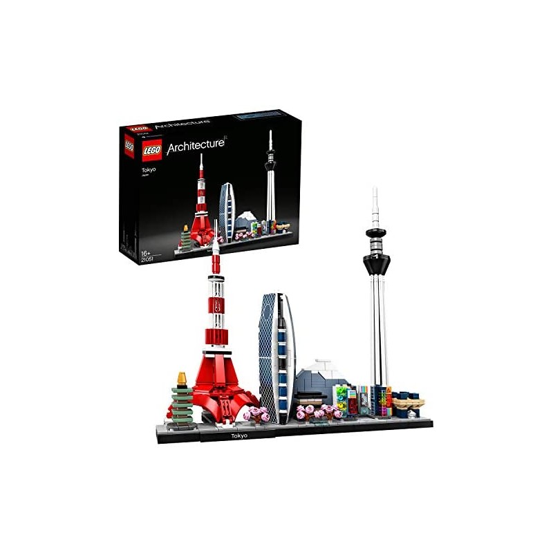 LEGO Architecture Tokyo, Collezione Skyline, Set di Edifici da Collezione, 21051