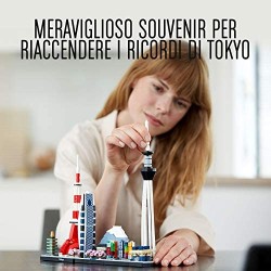 LEGO Architecture Tokyo, Collezione Skyline, Set di Edifici da Collezione, 21051