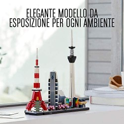 LEGO Architecture Tokyo, Collezione Skyline, Set di Edifici da Collezione, 21051