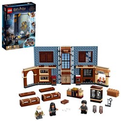 LEGO Harry Potter Lezione di Incantesimi a Hogwarts, Playset da Collezione Portatile in Custodia da Viaggio, 76385