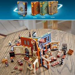 LEGO Harry Potter Lezione di Incantesimi a Hogwarts, Playset da Collezione Portatile in Custodia da Viaggio, 76385