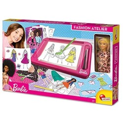 Lisciani Giochi - Barbie Fashion Atelier con Doll, Multicolore, 88645