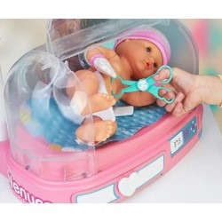 Nenuco - Dottore, Come Sta Il Mio Bambino - Bambola Incubatrice Neonatale e Accessori, Multicolore, 700016660