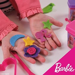 Lisciani Giochi - Barbie Glitter Dough Multipack 3 Vasetti, 88836