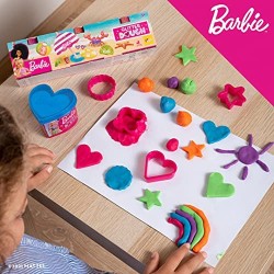 Lisciani Giochi - Barbie Glitter Dough Multipack 3 Vasetti, 88836