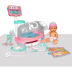 Nenuco - Dottore, Come Sta Il Mio Bambino - Bambola Incubatrice Neonatale e Accessori, Multicolore, 700016660