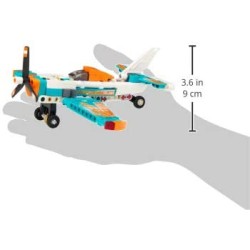 LEGO Technic Aereo da Competizione e a Reazione, Set 2 in 1, Giocattoli da Costruzione, 42117