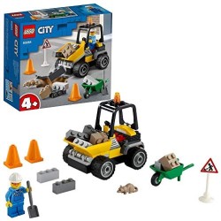 LEGO City Ruspa da Cantiere Giocattolo per Lavori Stradali, Playset da Costruzione per Bambini e Bambine 4+ Anni, 60284