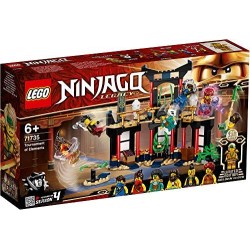 LEGO Ninjago Il Torneo degli Elementi, Playset Tempio con Piattaforma da Battaglia e Minifigure d oro di Lloyd, 71735