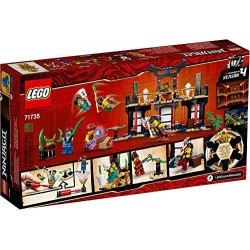 LEGO Ninjago Il Torneo degli Elementi, Playset Tempio con Piattaforma da Battaglia e Minifigure d oro di Lloyd, 71735