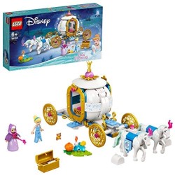 LEGO Disney Princess La Carrozza Reale di Cenerentola, Playset per Bambini con 2 Mini-Doll e 2 Cavalli, 43192