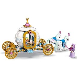 LEGO Disney Princess La Carrozza Reale di Cenerentola, Playset per Bambini con 2 Mini-Doll e 2 Cavalli, 43192