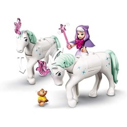 LEGO Disney Princess La Carrozza Reale di Cenerentola, Playset per Bambini con 2 Mini-Doll e 2 Cavalli, 43192