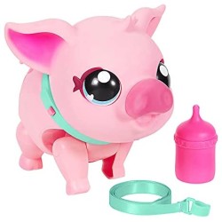 Giochi Preziosi - My Pet Pig - Little Live Pets, Piggly Il mio piccolo maialino, animale interattivo che cammina, balla, mangia,