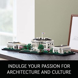 LEGO Architecture La Casa Bianca, Collezione Monumenti per Adulti, Idea Regalo da Collezione, 21054