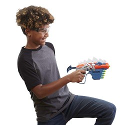 Hasbro-Nerf DinoSquad Stegosmash, blaster con supporto per 4, 5 dardi Nerf ufficiali, design Stegosauro spinoso, F0805EU4